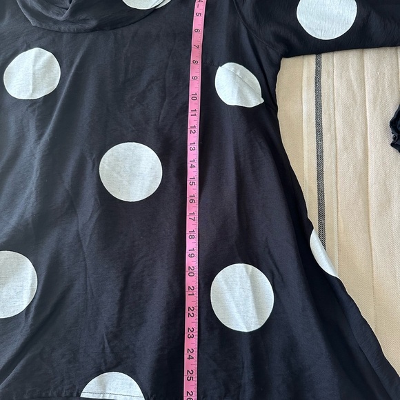 Lindi Polka Dot Cowl Neck Blouse - Large (NWT) - Picture 10 of 11